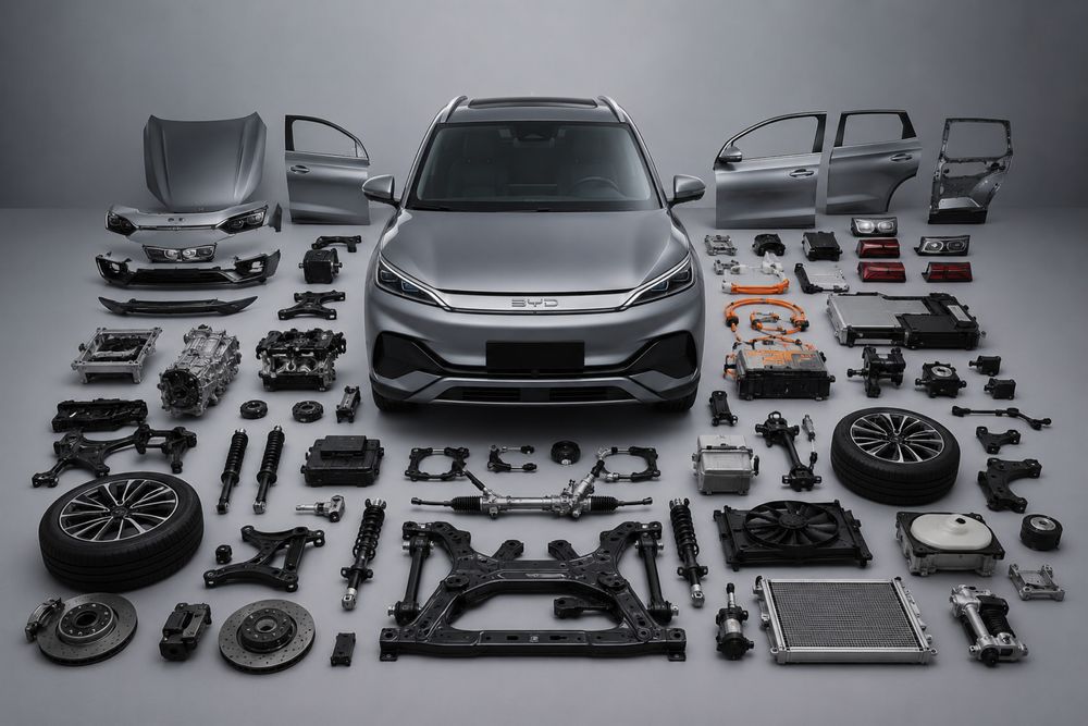 BYD optom запчасти