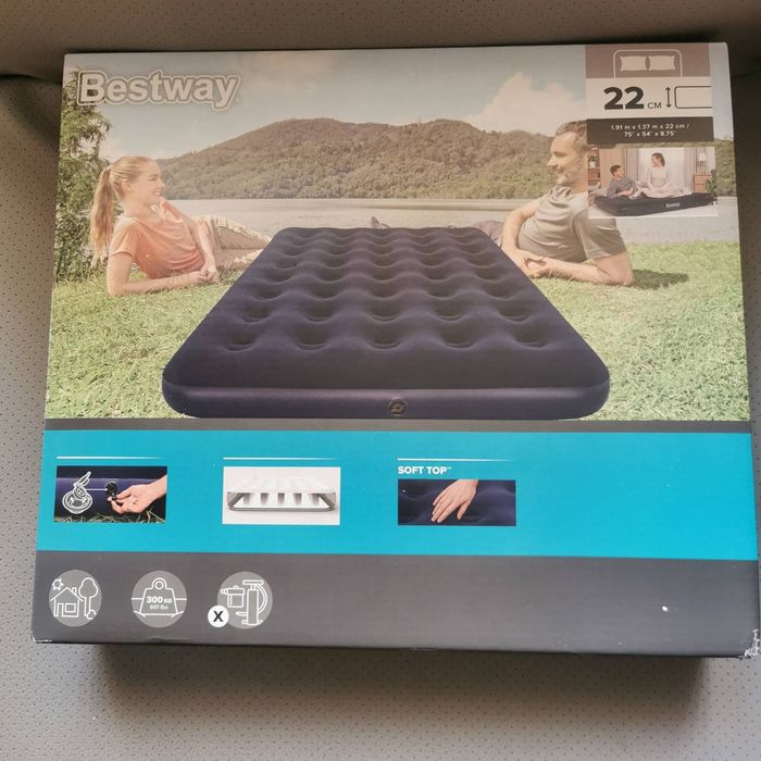 Надуваем двоен дюшек Bestway