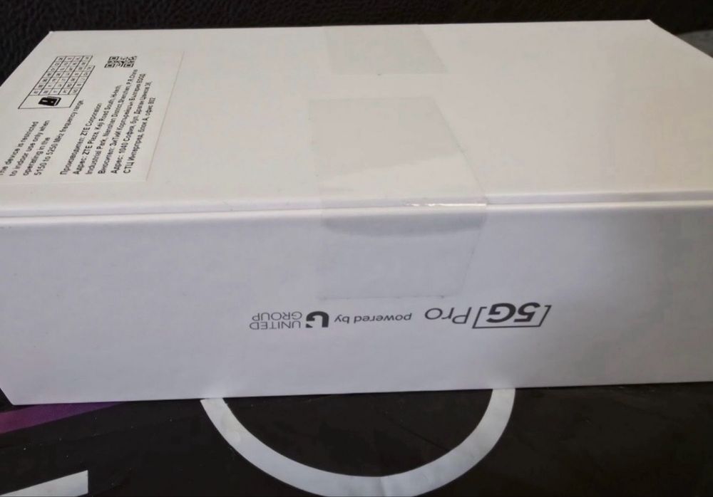 ***ЗАПЕЧАТАН 256GB ZTE 5G Pro Phone U25 Гаранция Vivacom 2027г. Black