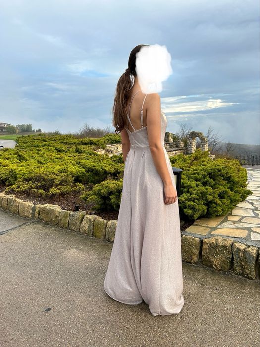 Абитуриентска рокля за кума/сватба/бал/дълга/официална/повод