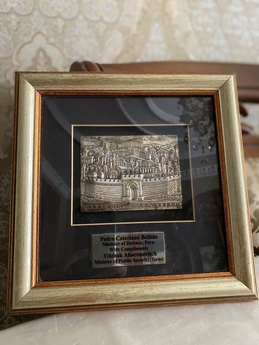 Панно Иерусалим A.Klein Серебро 925 Дипломатический дар