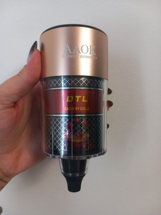 Mega ofertă! Set 2 Vape-uri AAOK 110k, COMPATIBIL cu NARGHILEA,2 arome