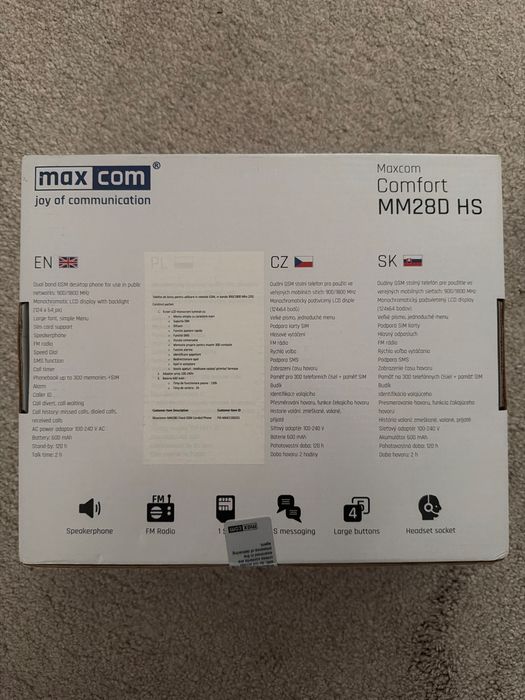 Vand telefon fix Maxcom MM 28D HS