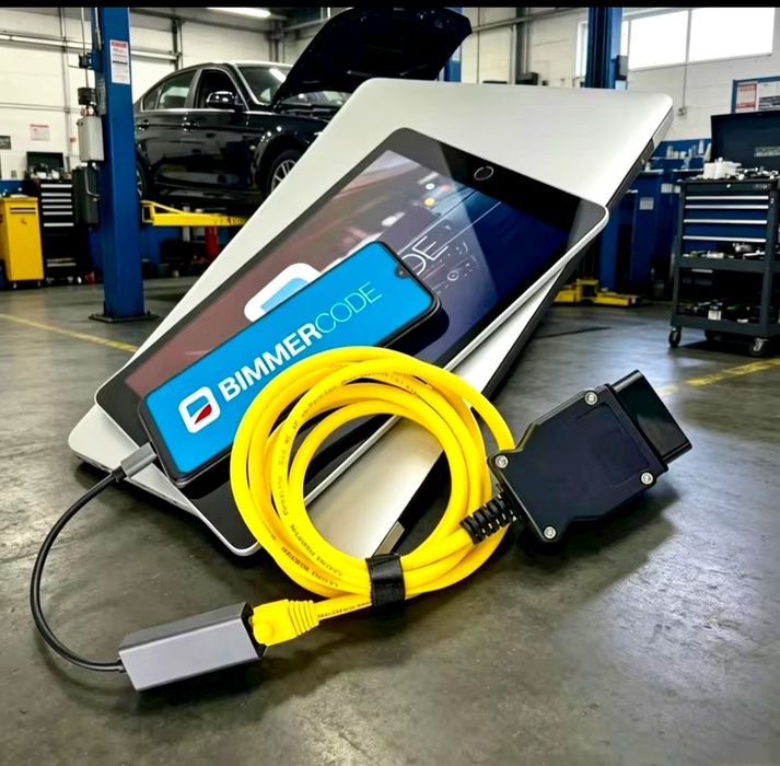 Cablu Enet BMW interfata Diagnoza BMW Codare Activare eSys iSta ICOM + Adaptor Ethernet