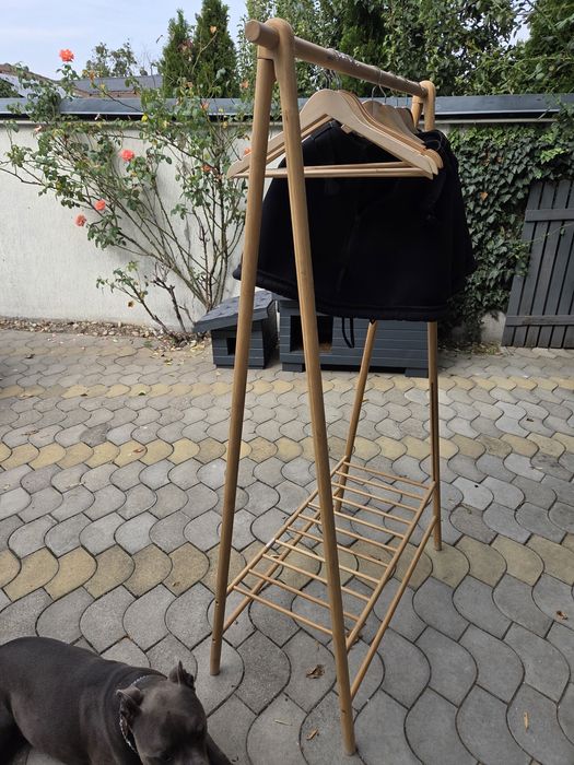 Suport umerașe bambus