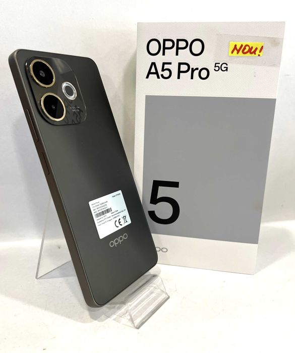 Oppo A5 Pro 5G, 256GB/8GB RAM, garantie,  Black Brown, NOU!