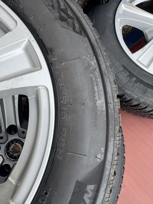 16-ки джанти 5х112 с чисто нови зимни гуми Hankook