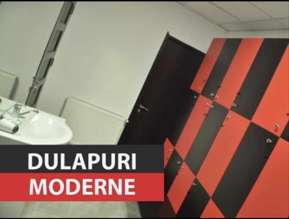 Vestiare sala fitness plus receptie