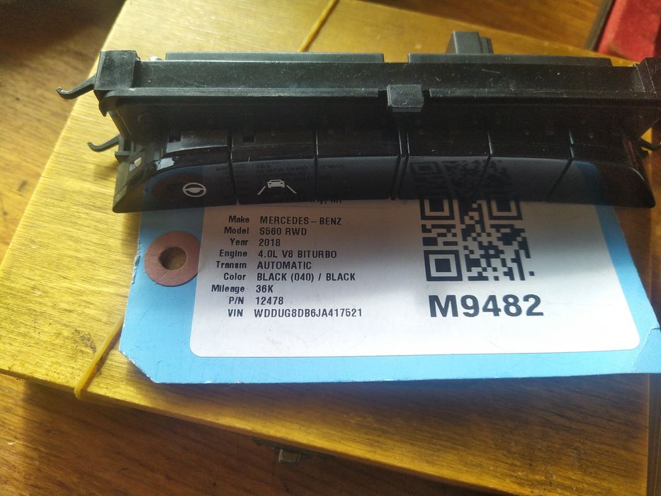 Конзола за асистенти,стъкла  и пищялки на вратите за Мерцедес W 222