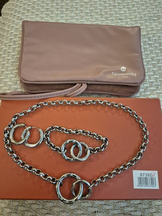 Голям лот от оригинални бижута nomination infinito+ подарък