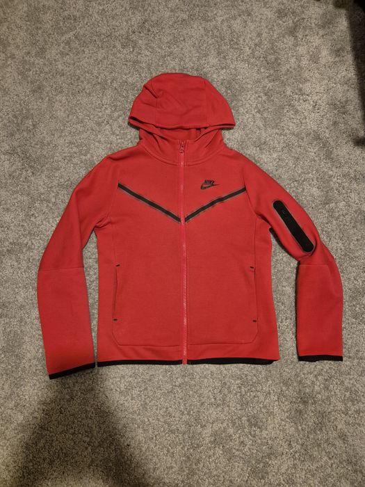 Trening Nike Tech Fleece copii roșu si galben