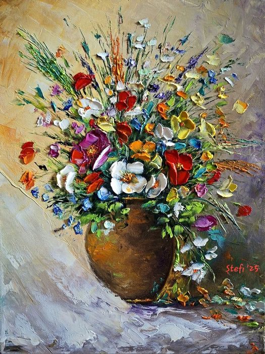 Tablou autentic, in ulei