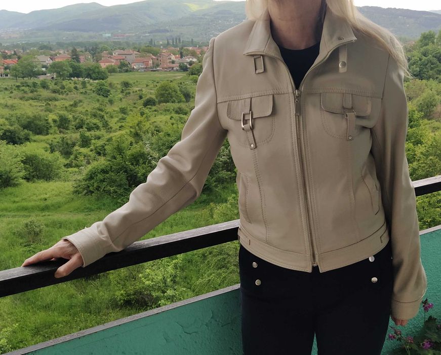 Дамско яке от естествена кожа