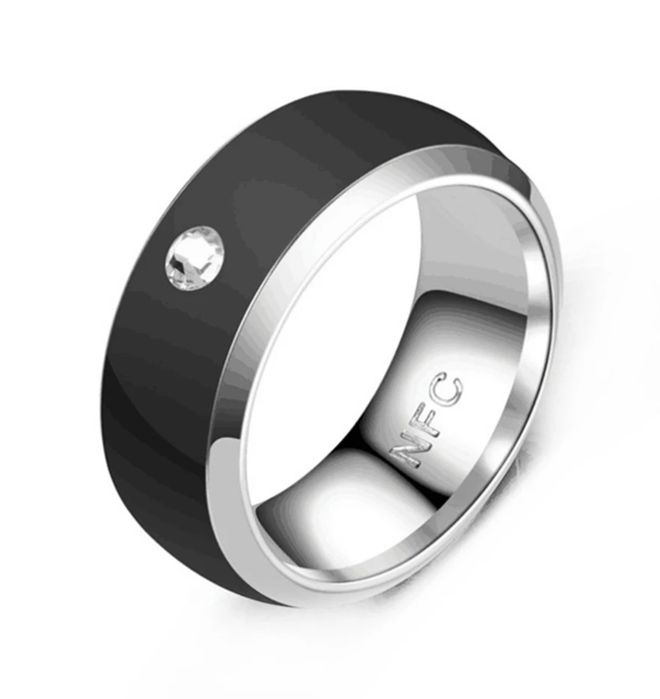 Inel inteligent smart ring cu nfc control aplicatii