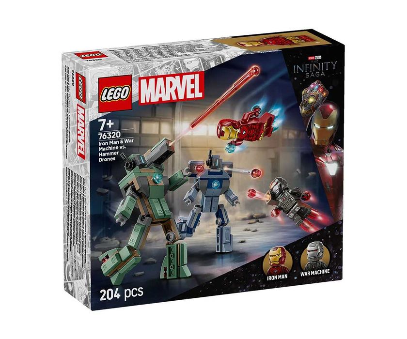 LEGO Marvel Super Heroes 76320 - Iron Man War Machine vs. Hammer Drone