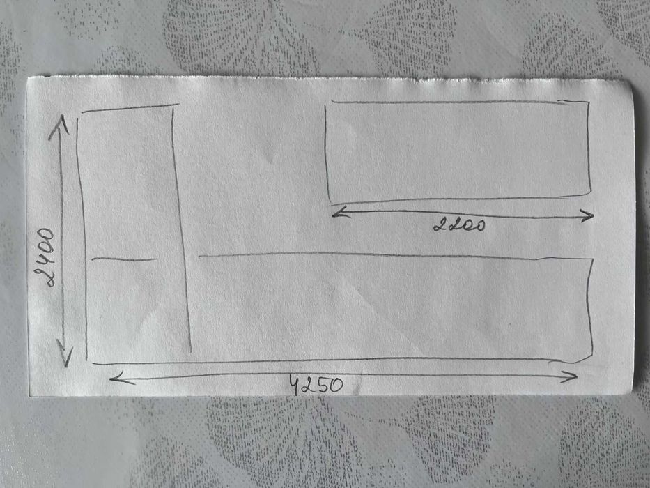 Кухонный гарнитур без техники б/у