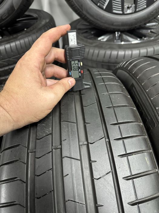Jante Bmw X5 X6 R20 G05 G06 Originale M740 Semi Mat Negru Pirelli de vara