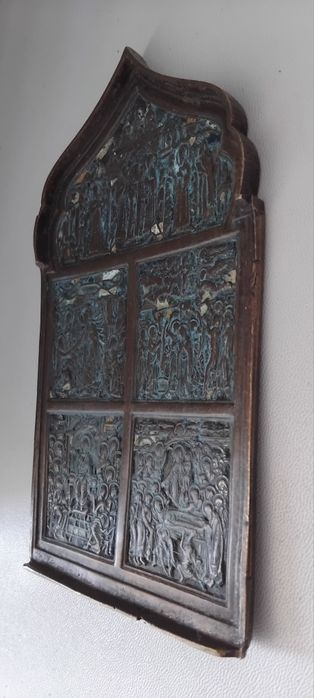 Стара Руска бронзова  икона 18век