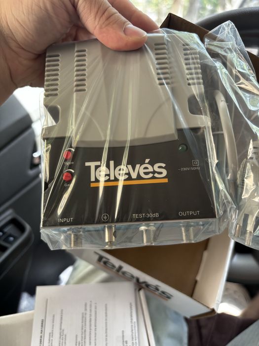 Усилитель сигнала Televes. Uzdigital. Кабельное. Антенна. Объем есть!
