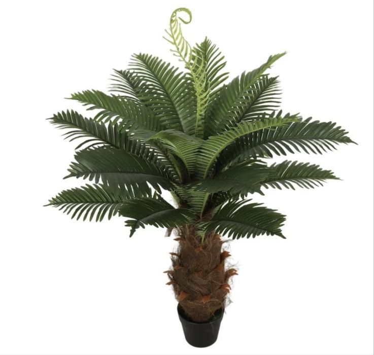 Palmier artificial verde 90 cm aspect natural decoratiune in ghiveci
