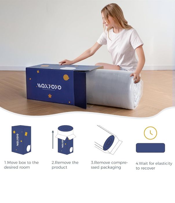 Saltea Pliabilă Tip Futon Japonez – 135x190 cm