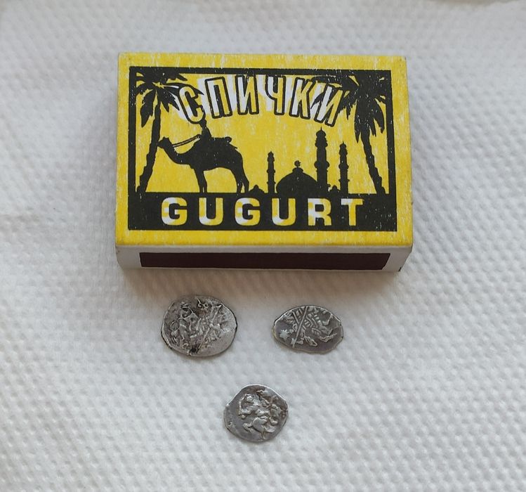 Серебряные монеты ( чешуйки )