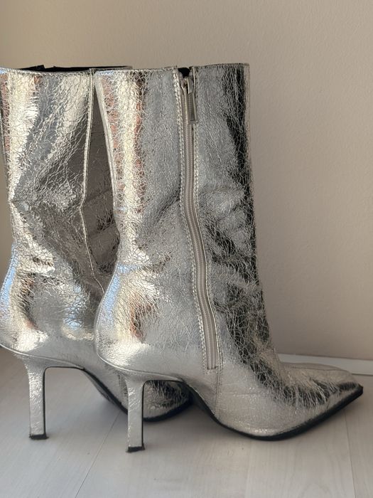ZARA сребристи токчета