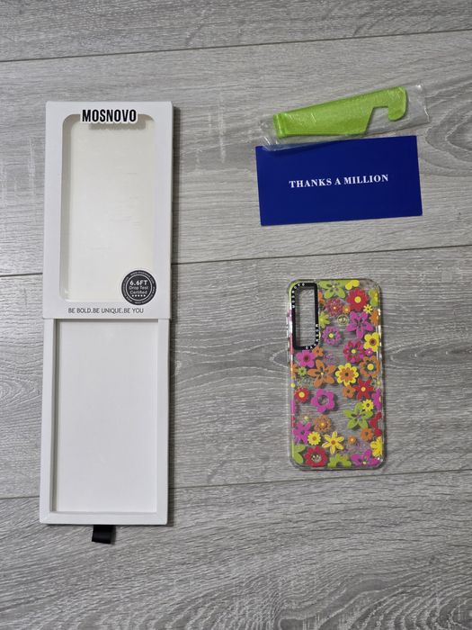 Carcasă MOSNOVO Samsung Galaxy S24 Plus – Transparentă, Floral