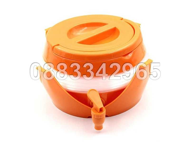 НОВ! Сгъваем диспенсър за вода 3,5L