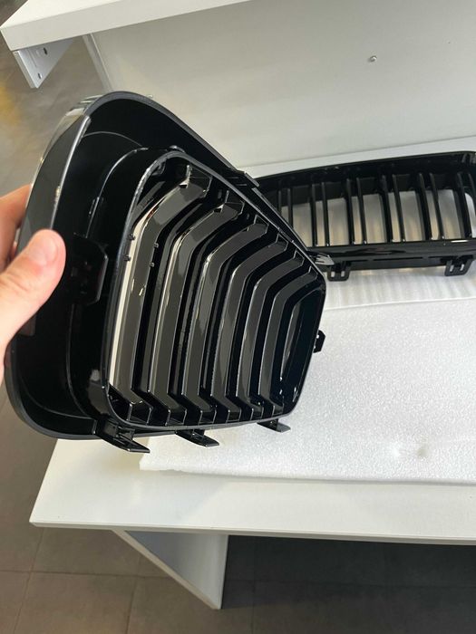 Grile Duble M Negru Lucios Bmw X5 X6 F15 F16
