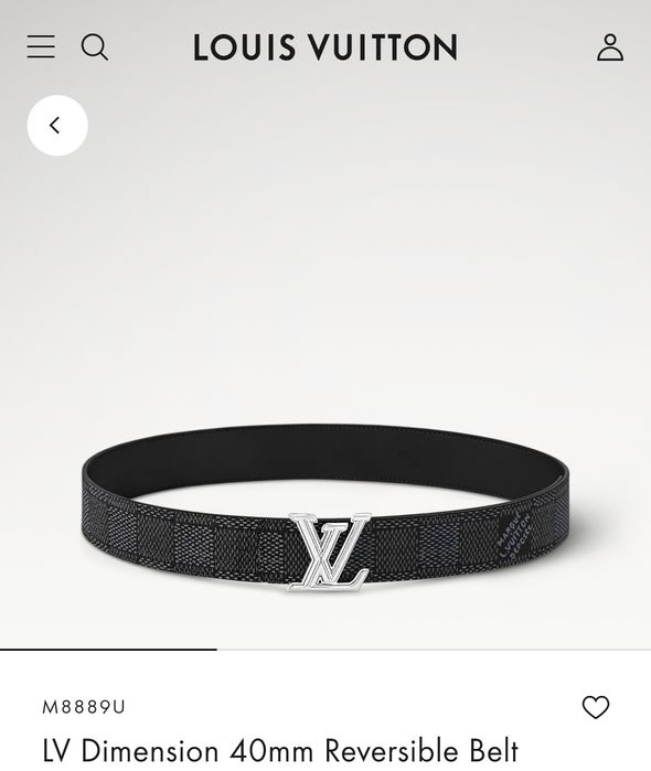 Двухсторонний ремень Louis Vuitton