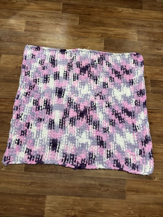 Детский вязаный плед