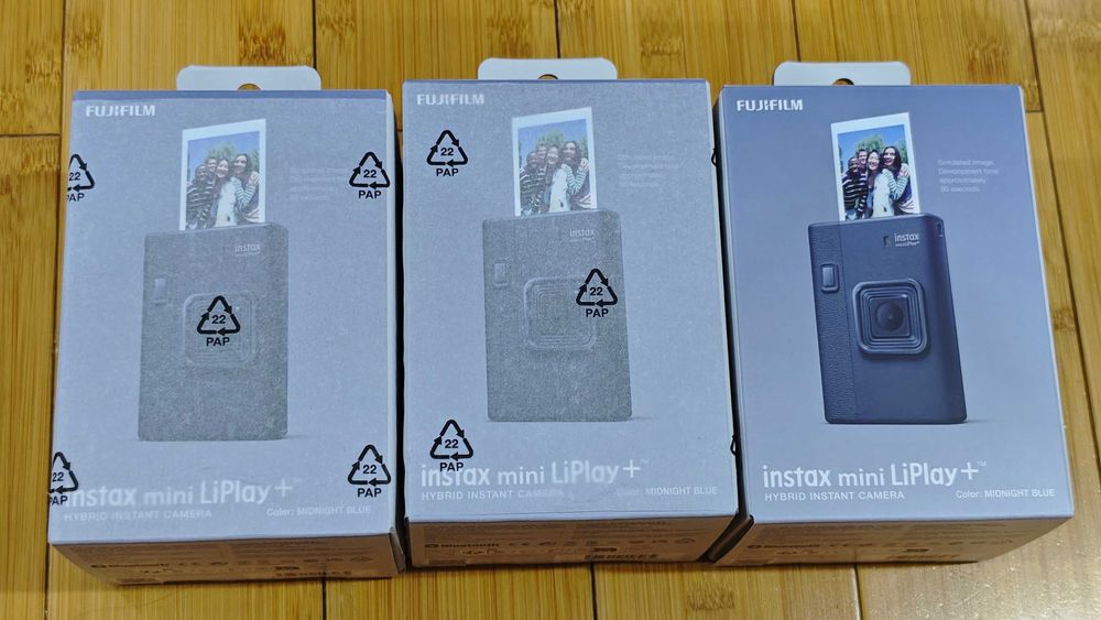 Fujifilm Instax Mini Liplay+ Aparat Foto Instant Albastru închis