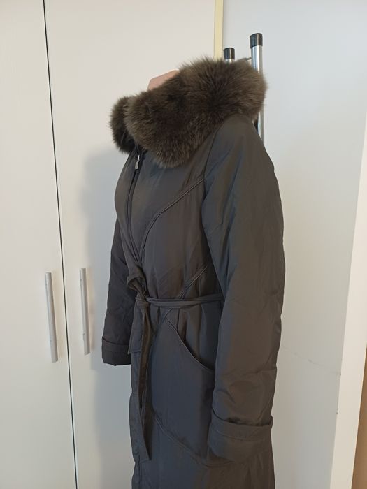 Palton cu puf de gasca