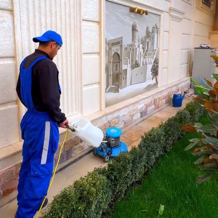 Bruschatka va kafel tozalash | Чистка брусчатки и плитки | Ташкент