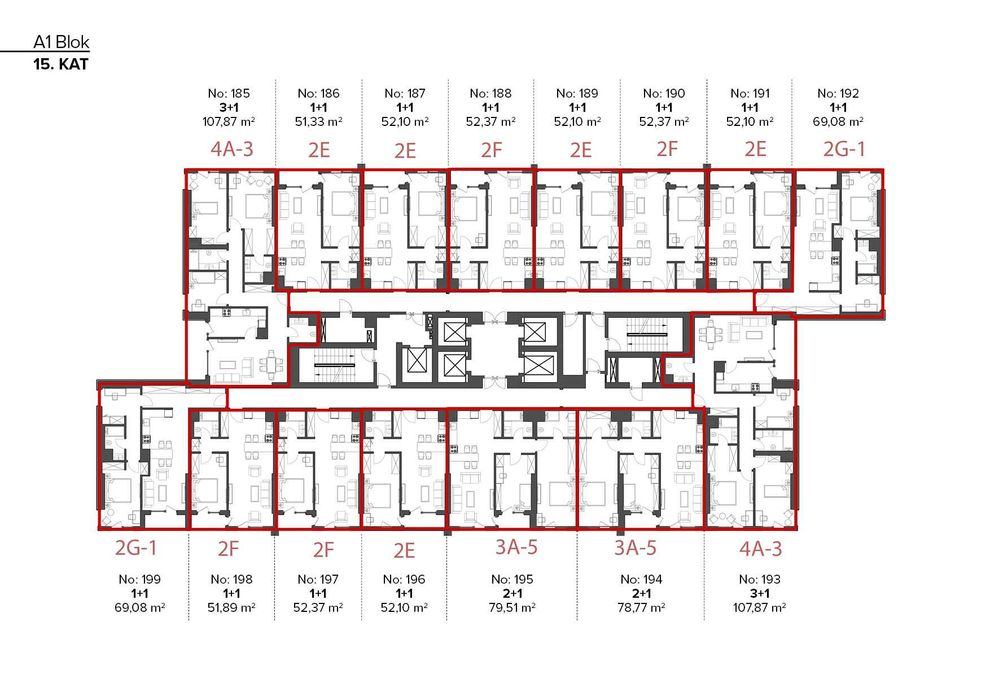 Tashwell 2-комнатная 51,33 м2 ул. Шота Руставели