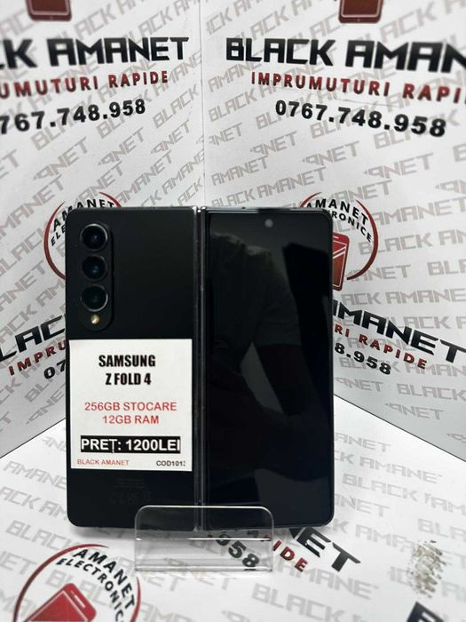 BLACK AMANET P2 • Samsung Z Fold4 256GB stocare 12GB ram