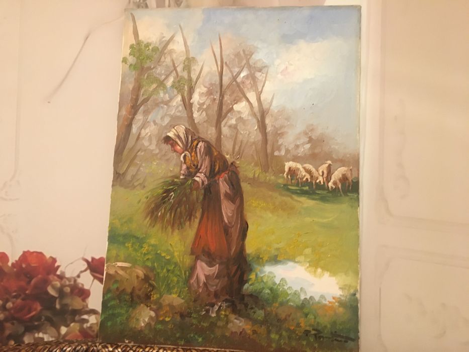 Tablou ulei pe panza semnat Pietro Pantino