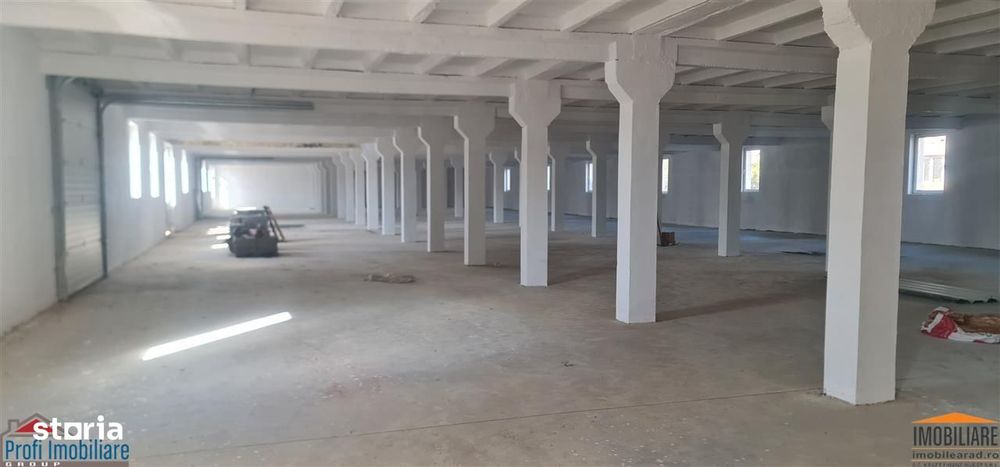 Hala 500 mp  zona Aeroport si Autostrada A1
