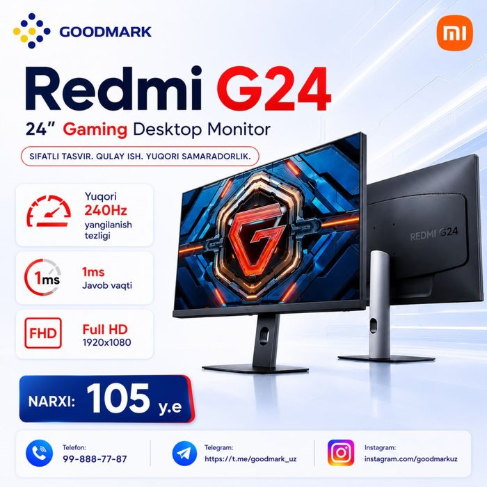 Монитор Redmi - 24 G24 240hz