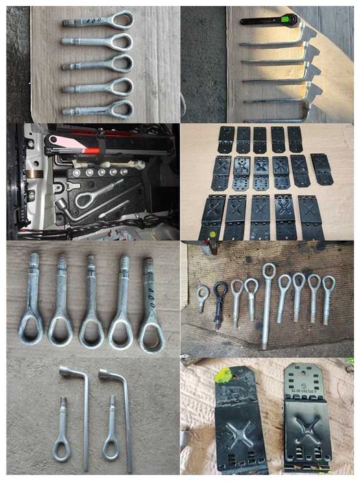 Kука ключ и подпора за гума от Мерцедес