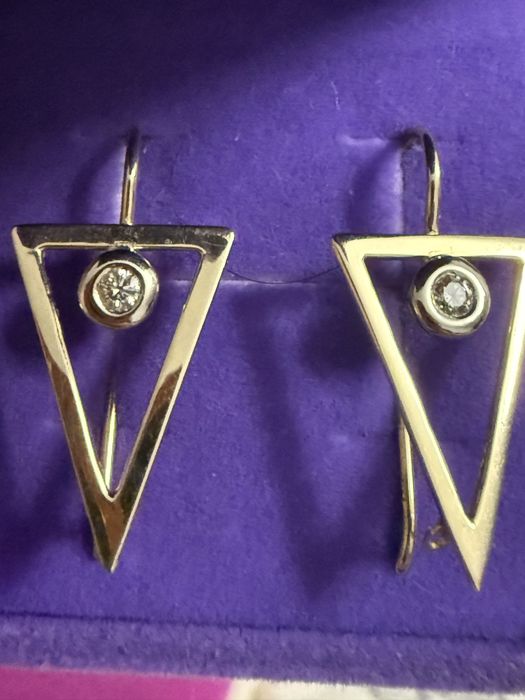 Бриллиантовые серьги