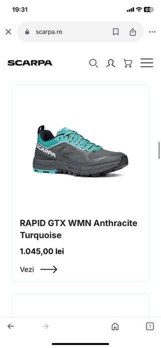 Scarpa Rapid GTX Vibram marimea 40