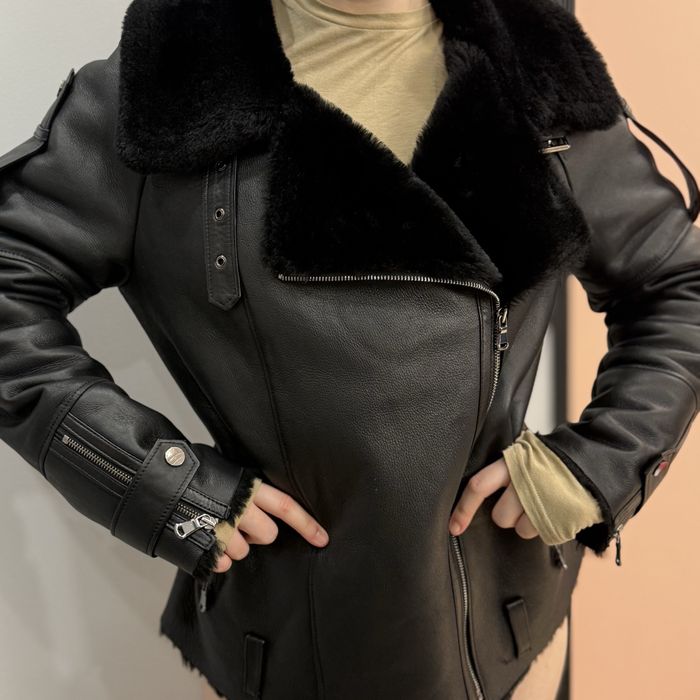 Женская дубленка