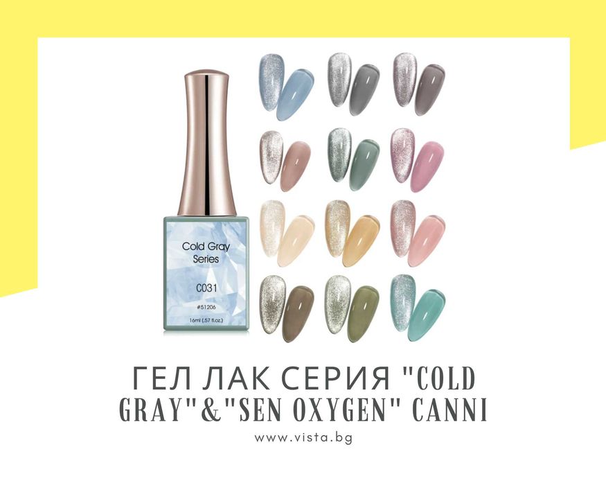 Професионален UV/LED прозрачен гел лак CANNI - 16 мл.