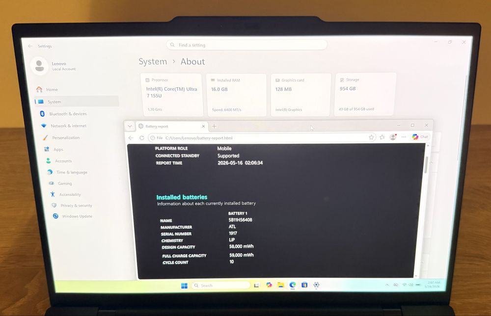 TOP! Lenovo Thinkpad T14s Gen5 2.8K OLED 1TB Ultra 7 155U ! LTE SiM