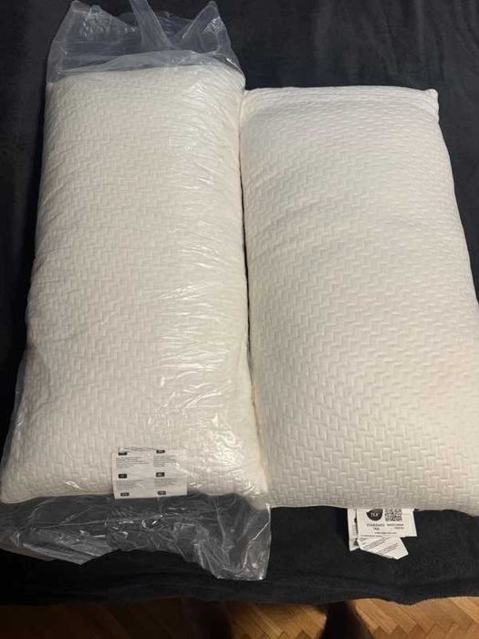 Set 2 Perne ergonomice BedStory 40x80 cm – Husă Jacquard cu Vâscoză, Nou