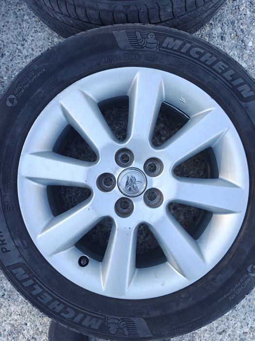 Jante Toyota 5x100mm, R16, Diametru gaura de centrare 54.1mm, ET45, 6 1/2  Cauciucuri vara Michelin Primacy 4 205 55 R16  echilibrate