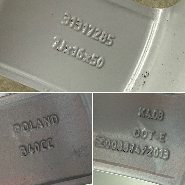 4бр. КАТО НОВИ 16” ОРИГИНАЛНИ Джанти 5х108 за -VOLVO/FORD- 7Jx16, ET50