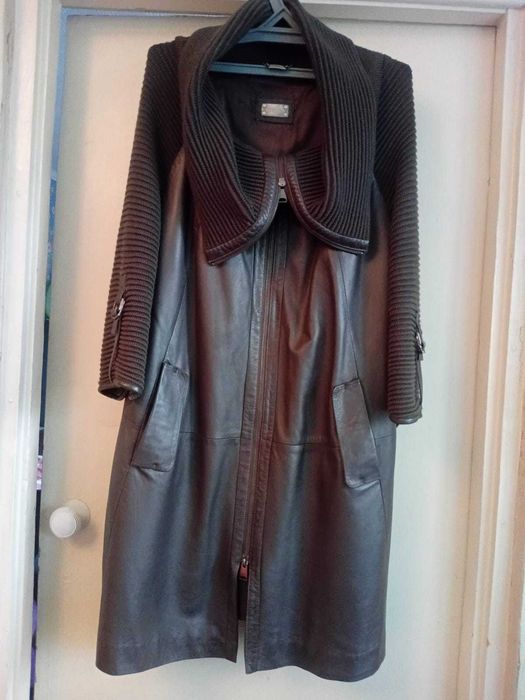 Дубленка новая шуба норка    плащ кожа